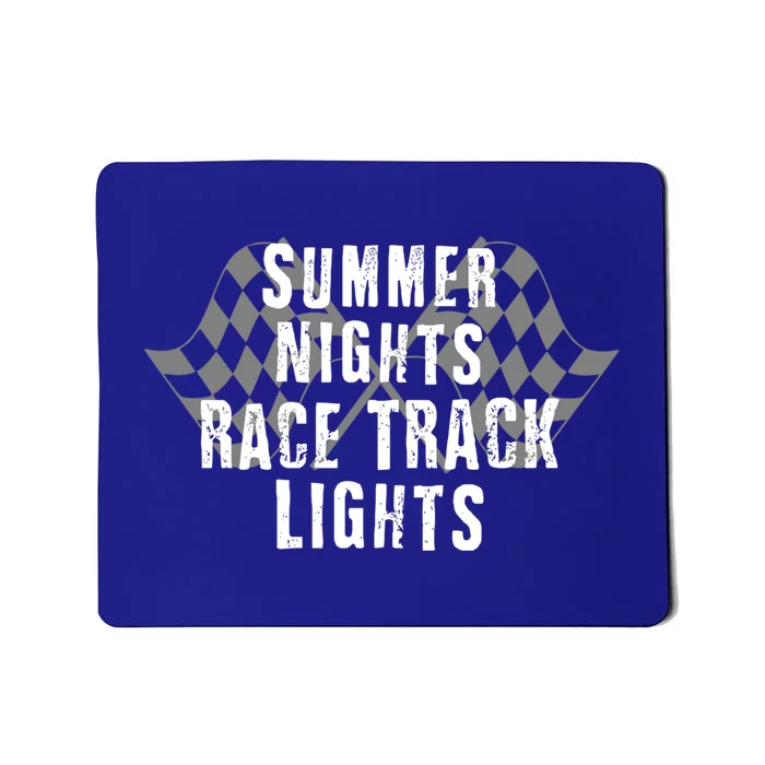 Dirt Track Racing Summer Nights Racetrack Lights Meaningful Gift Mousepad