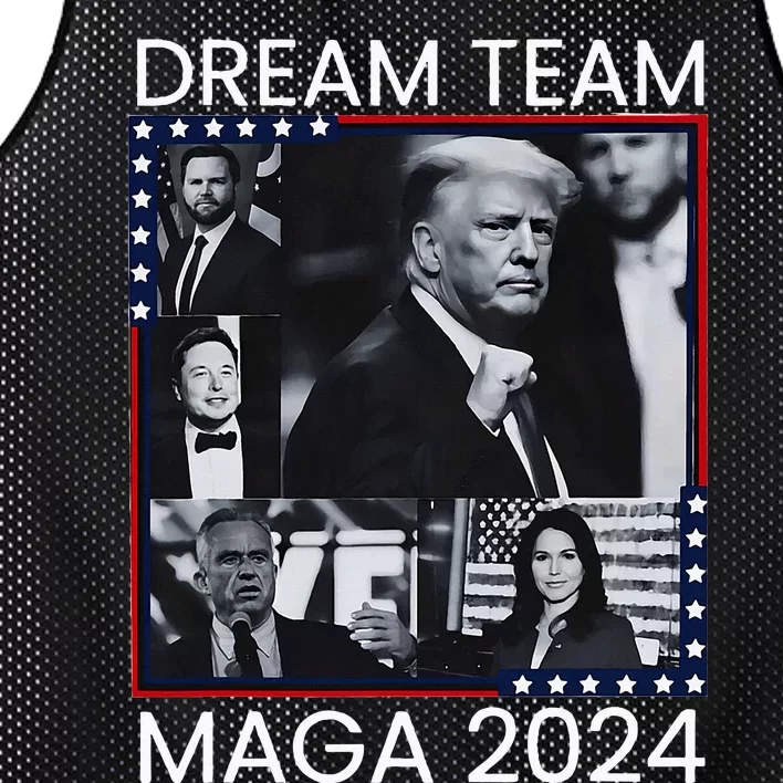 Dream Team Republican Trump Vance 2024 Mesh Reversible Basketball Jersey Tank