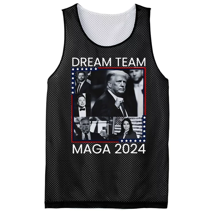 Dream Team Republican Trump Vance 2024 Mesh Reversible Basketball Jersey Tank