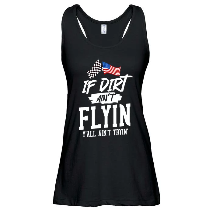 Dirt Track Racing Sprint Car Racing Ladies Essential Flowy Tank