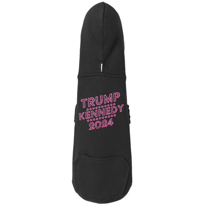 Donald Trump Rfk Jr 2024 Trump Kennedy Doggie 3-End Fleece Hoodie