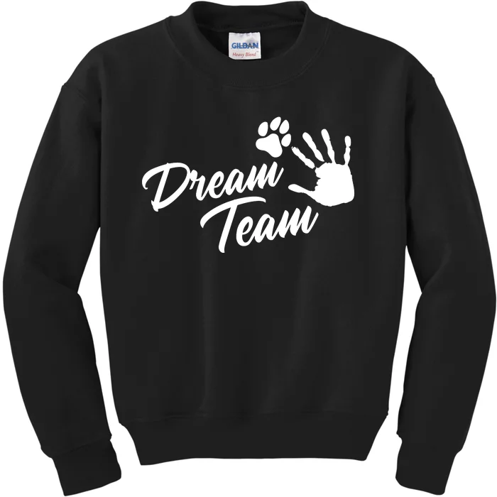 Dream Team Sports Agility Paw Dog Kids Sweatshirt