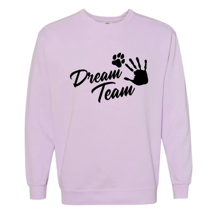 Dream Team Sports Agility Paw Dog Garment-Dyed Sweatshirt