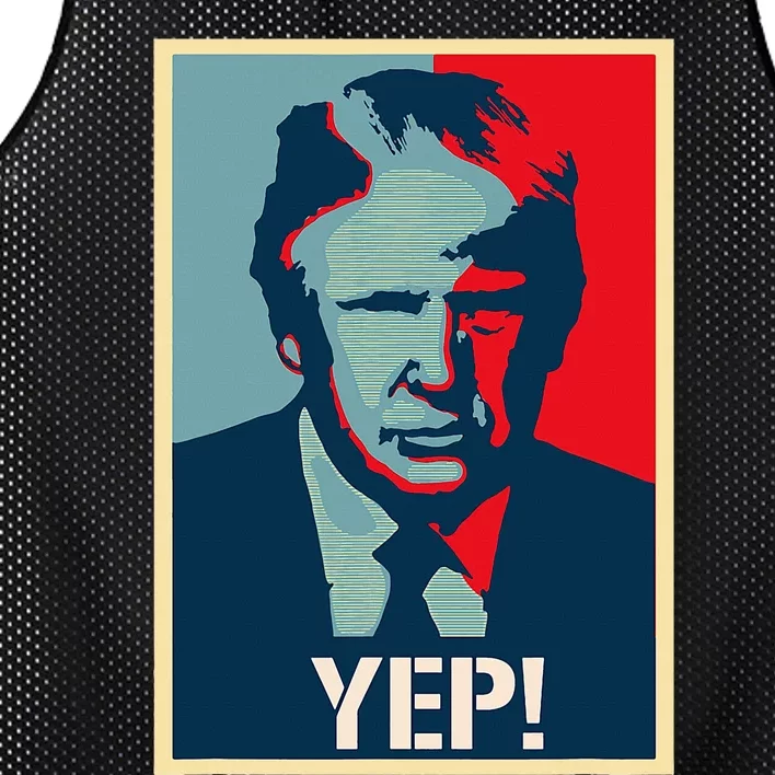 Donald Trump Supporter President 2024 Mesh Reversible Basketball Jersey Tank