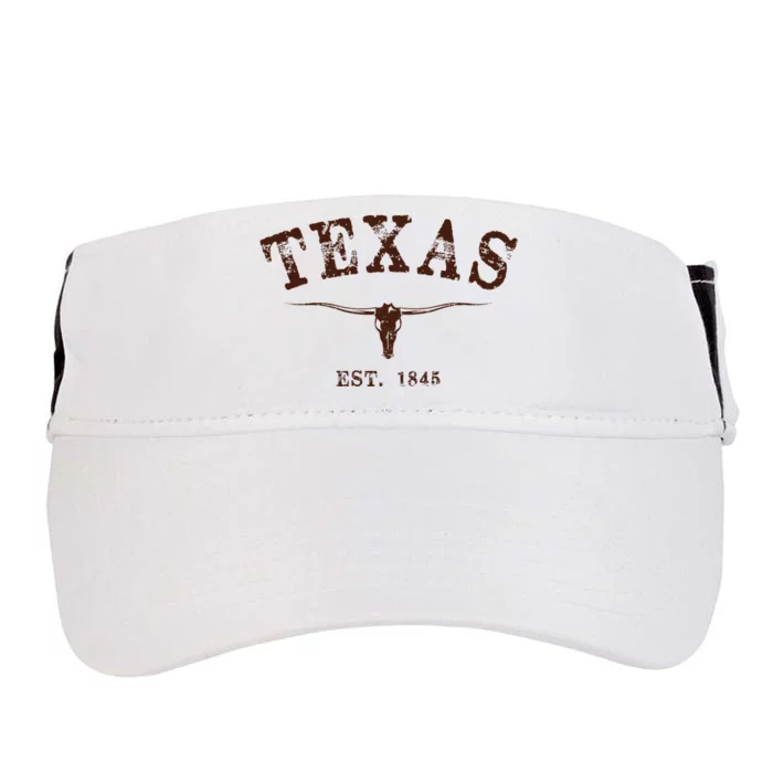 Distressed Texas State Adult Drive Performance Visor