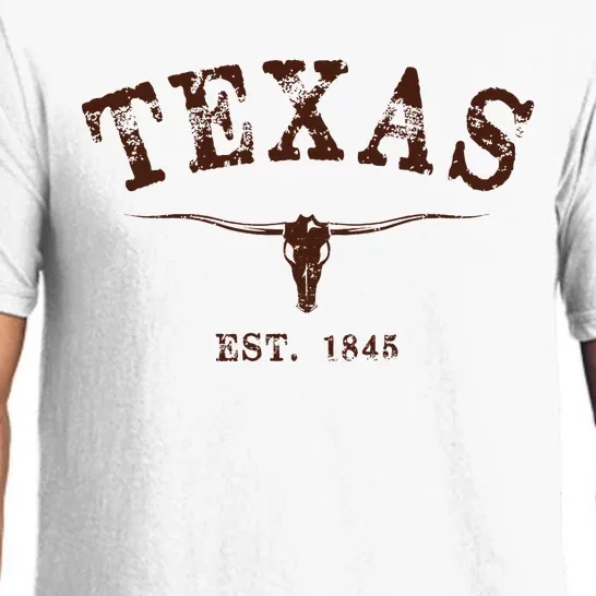 Distressed Texas State Pajama Set