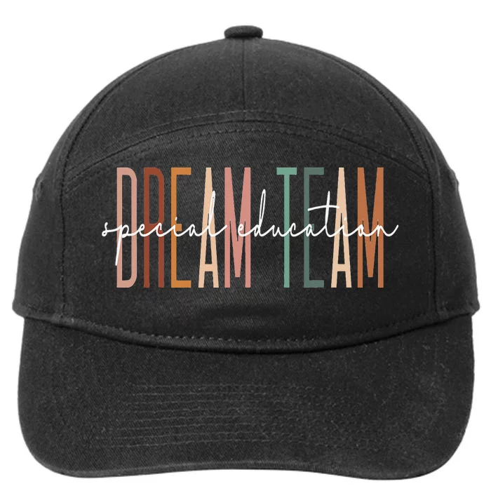 Dream Team Special Education Squad Special Education Teacher 7-Panel Snapback Hat