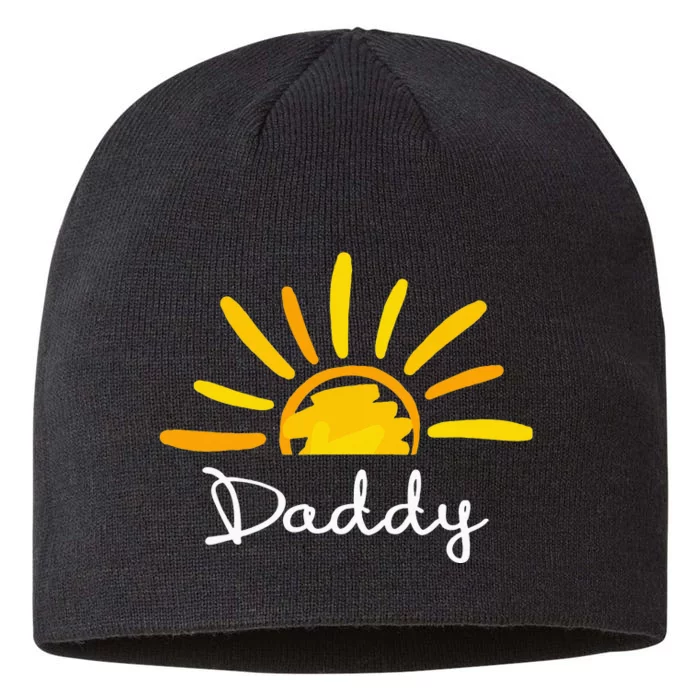 Daddy The Sun Birthday Family Around First Trip gifts 8 1/2in Sustainable Knit Beanie