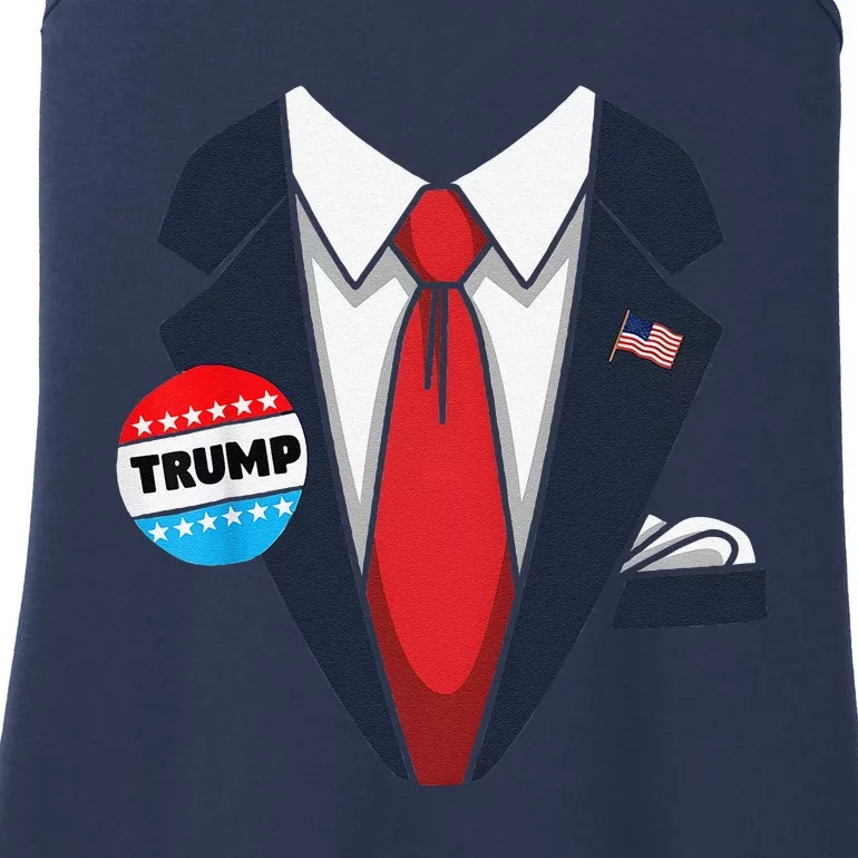 Donald Trump Suit Ladies Essential Tank