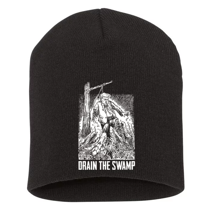 Drain The Swamp Diablo Macabre Short Acrylic Beanie