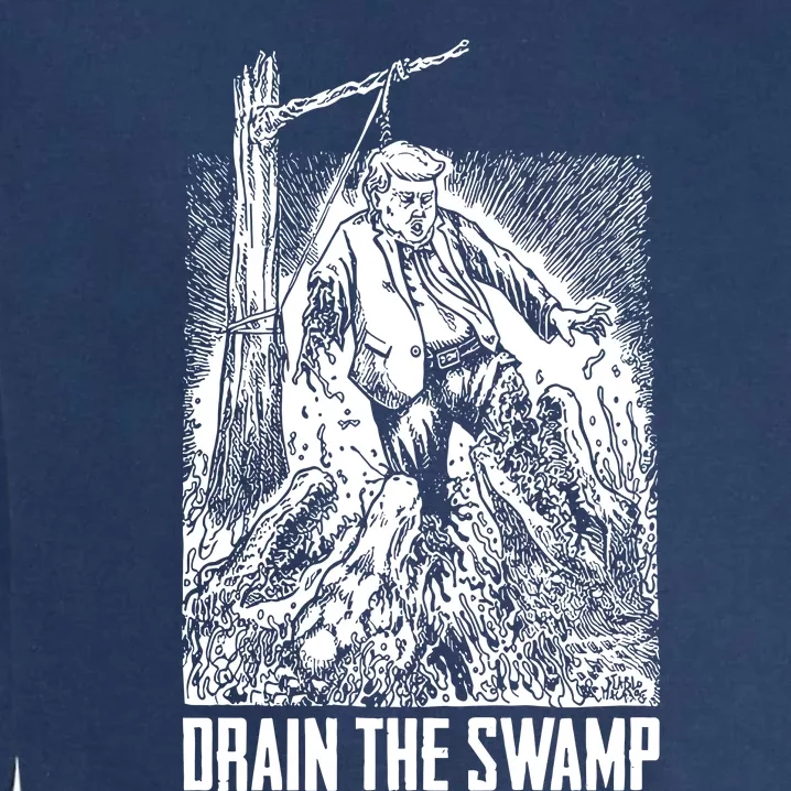 Drain The Swamp Diablo Macabre Garment-Dyed Sweatshirt