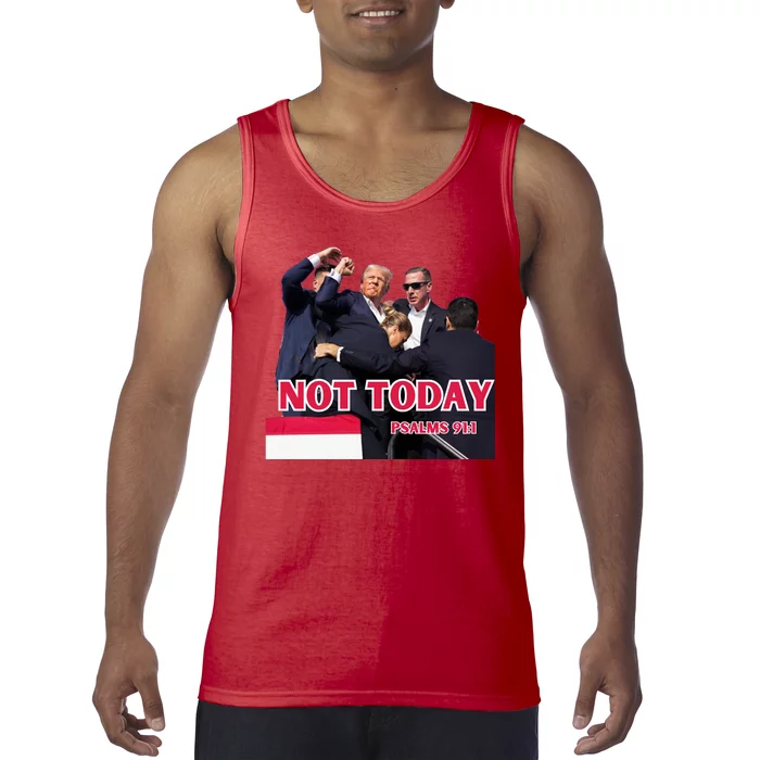 Donald Trump Shot Not Today 91: 1 Tank Top