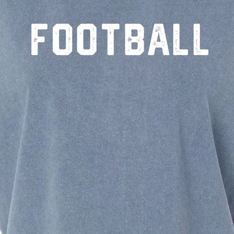 Design That Says Football Gift Garment-Dyed Women's Muscle Tee