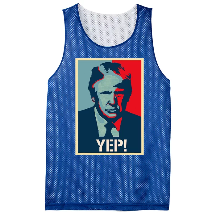 Donald Trump Supporter President 2024 Mesh Reversible Basketball Jersey Tank