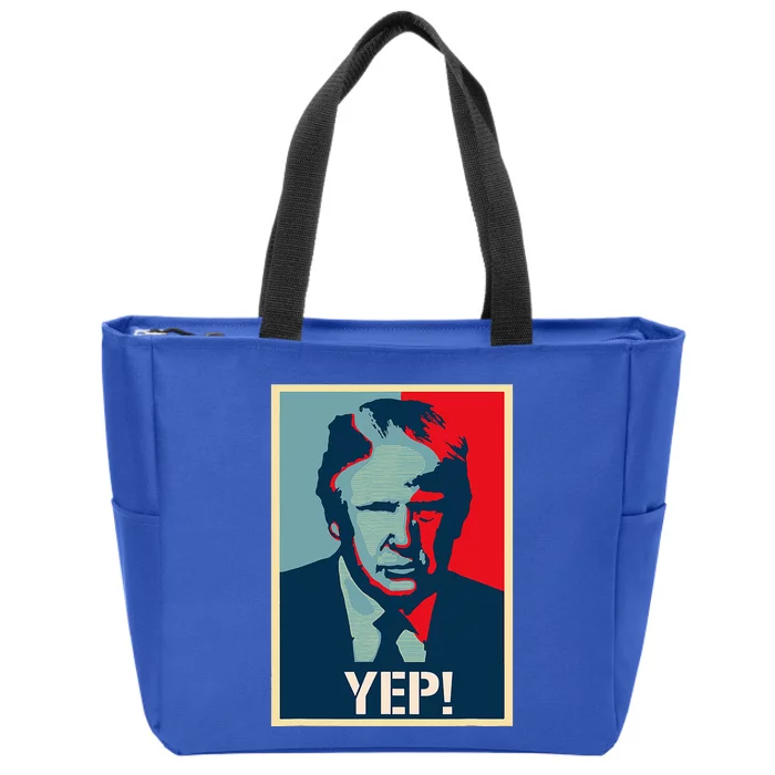 Donald Trump Supporter President 2024 Zip Tote Bag