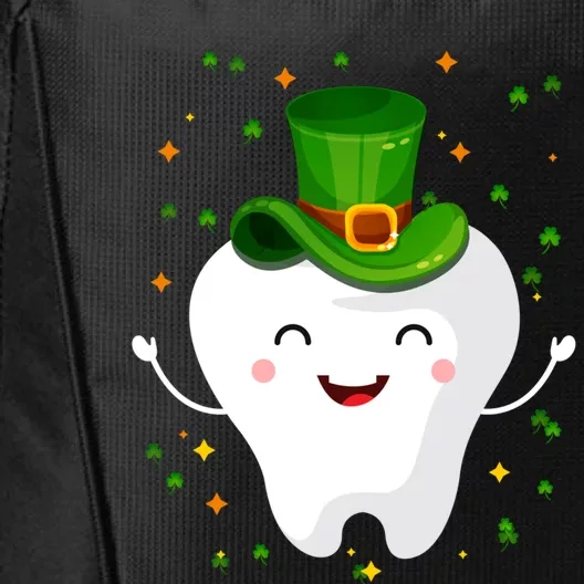 Dental Tooth St Patricks Day Funny Dentist Gift For Dentist Gift City Backpack