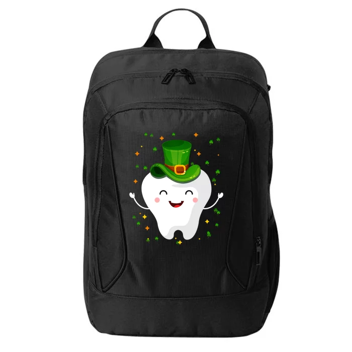 Dental Tooth St Patricks Day Funny Dentist Gift For Dentist Gift City Backpack