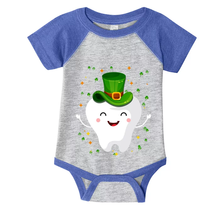 Dental Tooth St Patricks Day Funny Dentist Gift For Dentist Gift Infant Baby Jersey Bodysuit