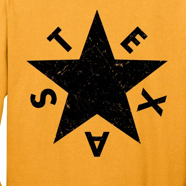 Distressed Texas Star Long Sleeve Shirt