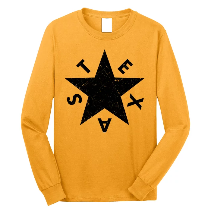 Distressed Texas Star Long Sleeve Shirt