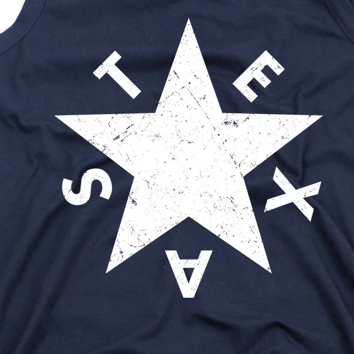 Distressed Texas Star Tank Top