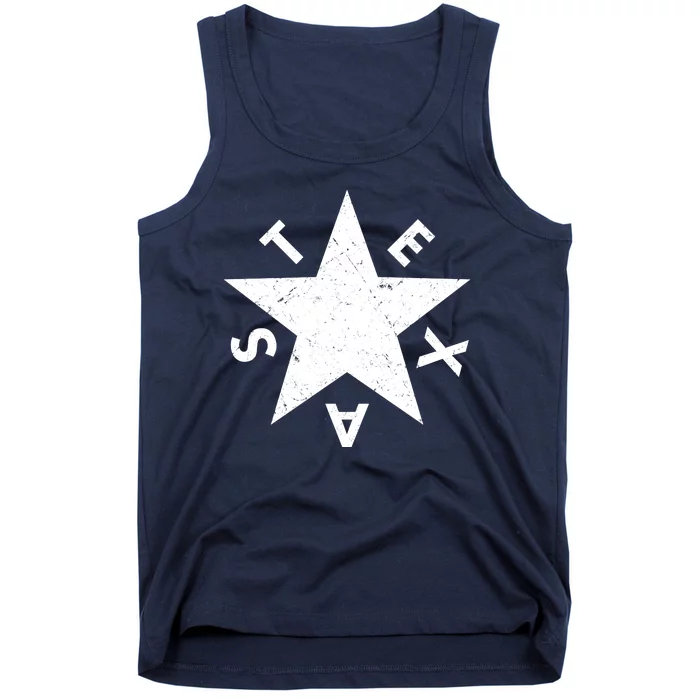 Distressed Texas Star Tank Top