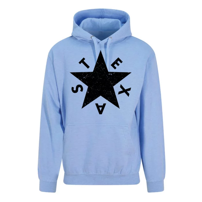 Distressed Texas Star Unisex Surf Hoodie