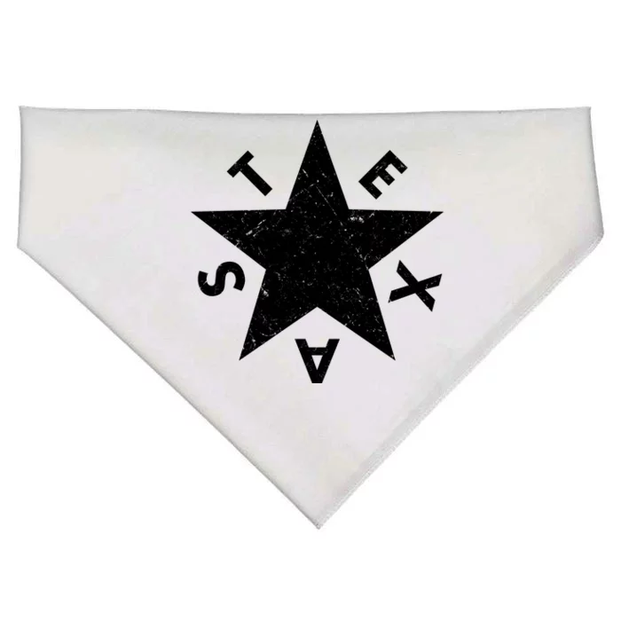 Distressed Texas Star USA-Made Doggie Bandana