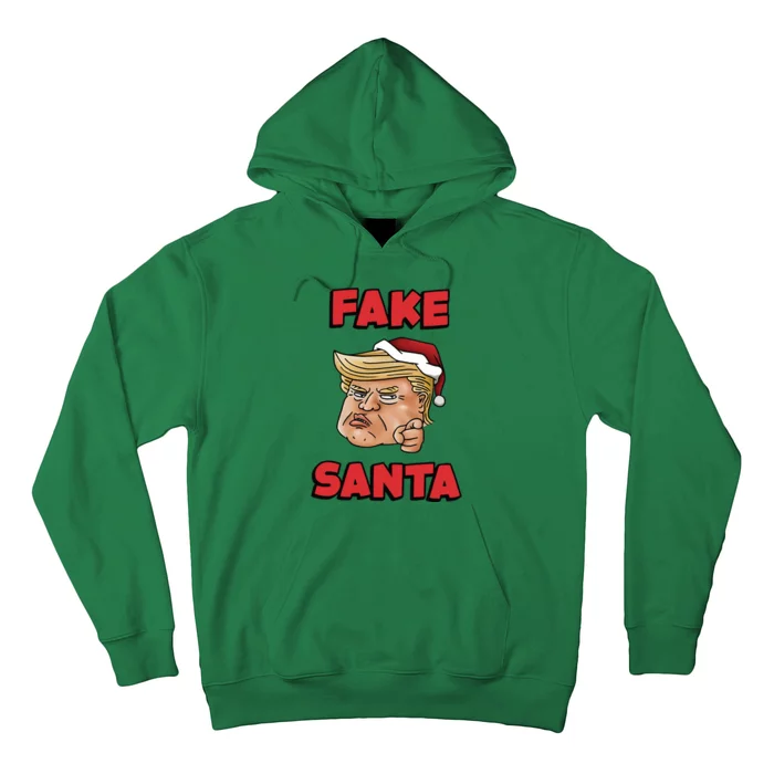 Donald Trump Santa Hat Fake Santa Christmas Hoodie