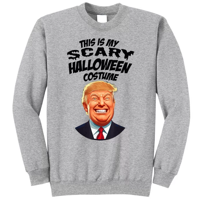 Donald Trump Scary Halloween Gag President Costume Gag Sweatshirt