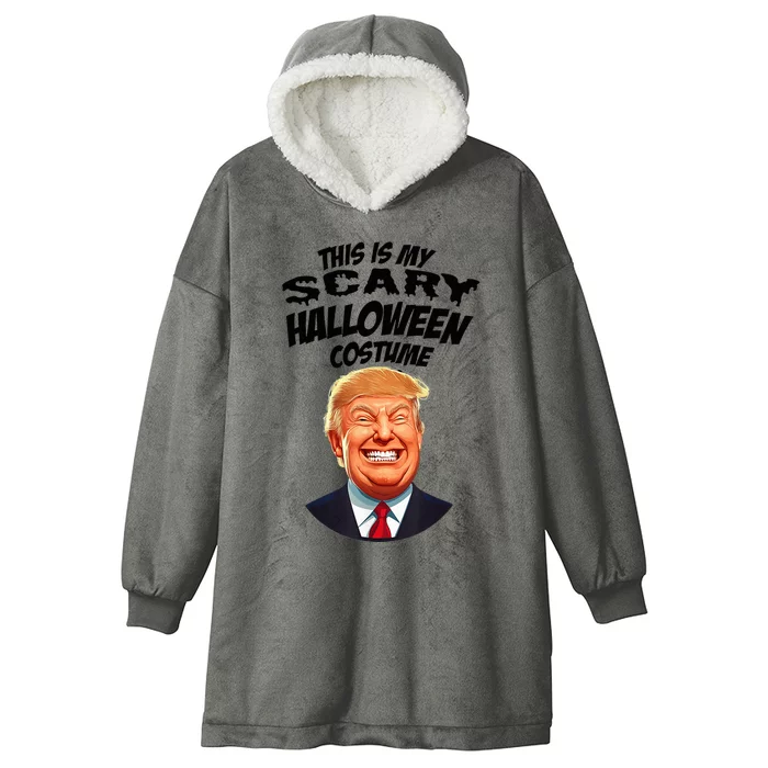 Donald Trump Scary Halloween Gag President Costume Gag Hooded Wearable Blanket