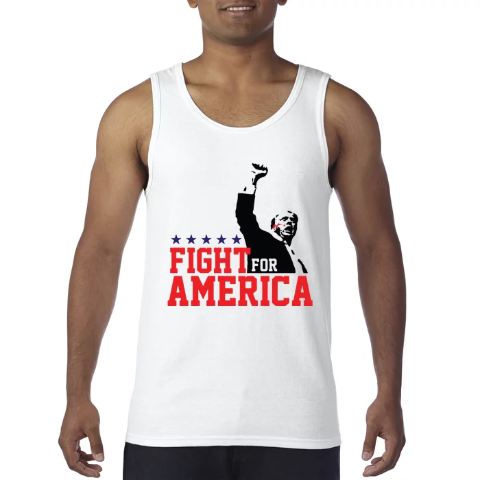 Donald Trump Shooting Fight For America Trump Assassination Attempt Tank Top