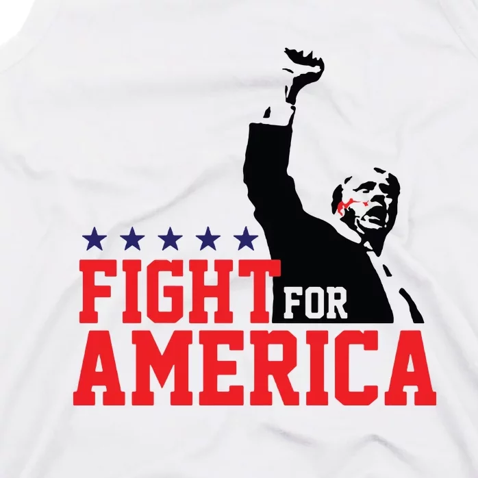 Donald Trump Shooting Fight For America Trump Assassination Attempt Tank Top