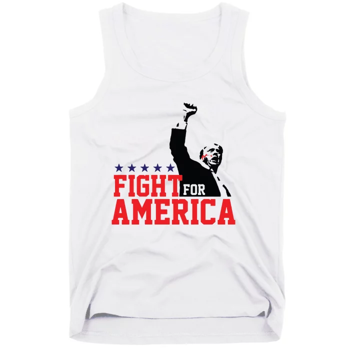 Donald Trump Shooting Fight For America Trump Assassination Attempt Tank Top