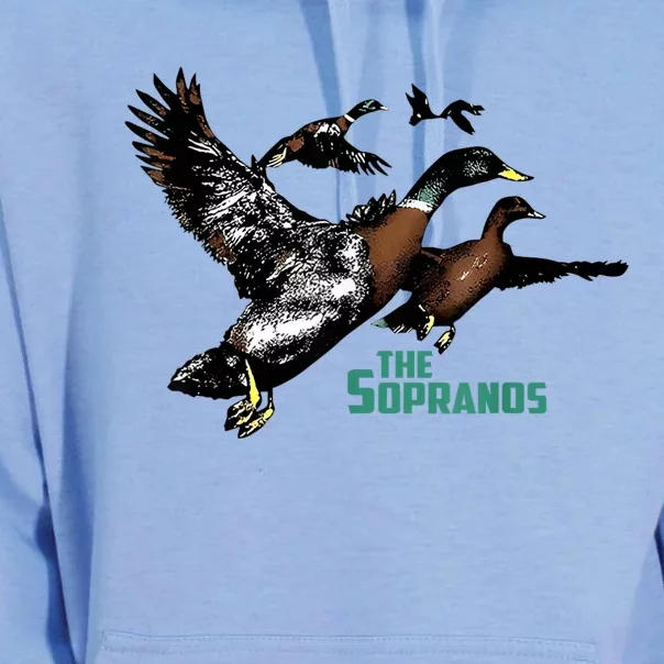 Ducks The Sopranos Do You Feel Depressed The Duck Left I Unisex Surf Hoodie