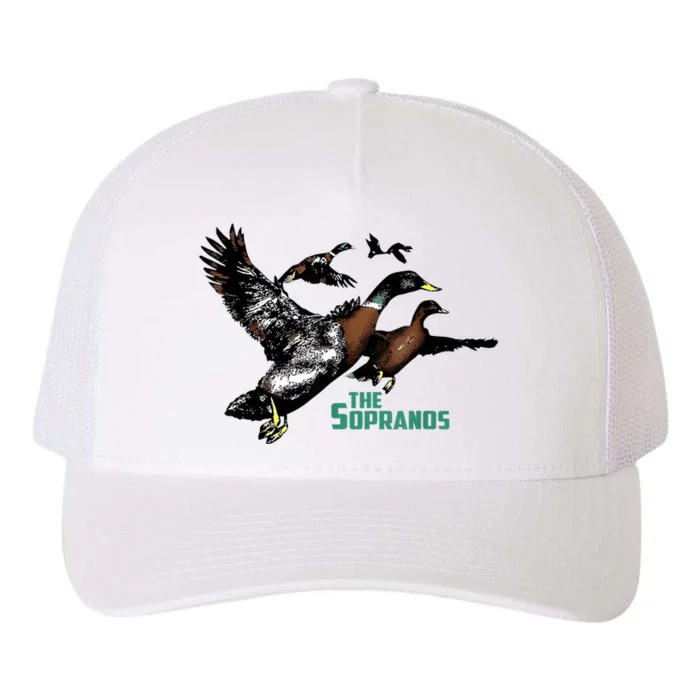 Ducks The Sopranos Do You Feel Depressed The Duck Left I Yupoong Adult 5-Panel Trucker Hat