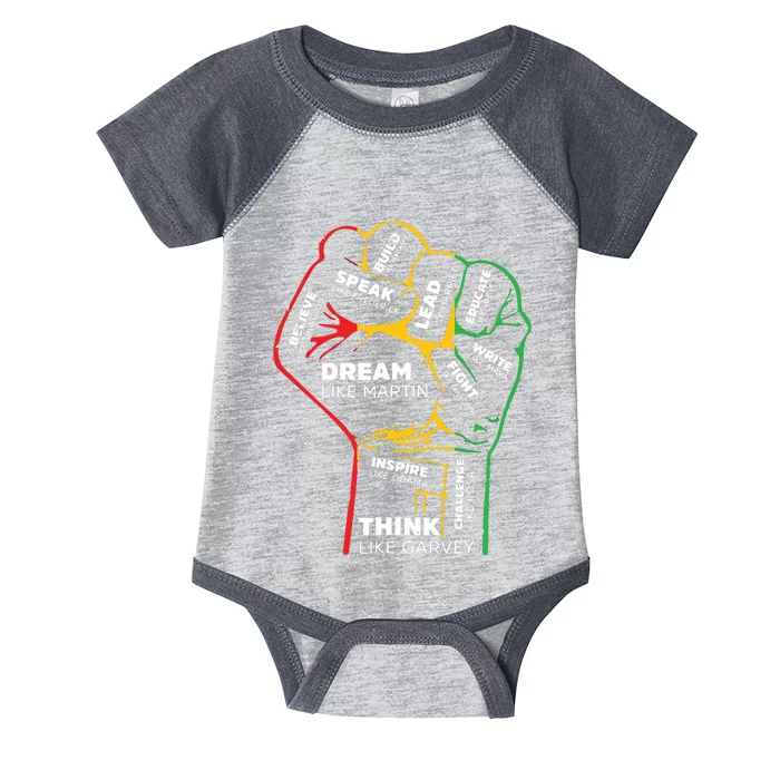 Dream Think Speak Black History Month Infant Baby Jersey Bodysuit