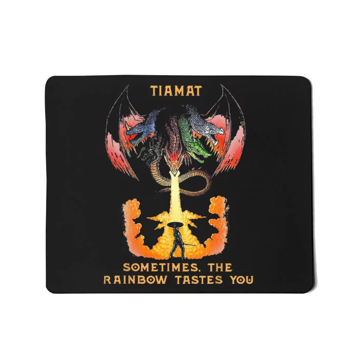 Dragon Tiamat Sometimes The Rainbow Tastes You Mousepad