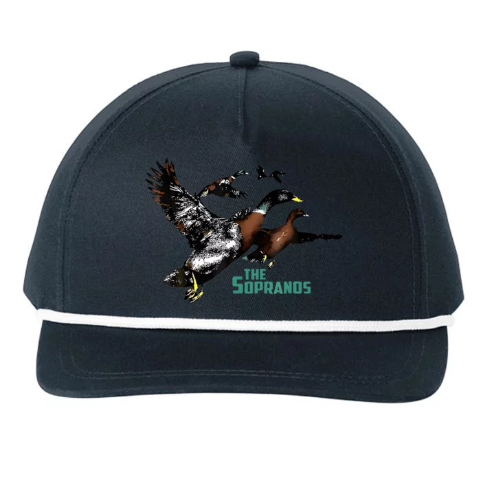 Ducks The Sopranos Do You Feel Depressed The Duck Left I Snapback Five-Panel Rope Hat