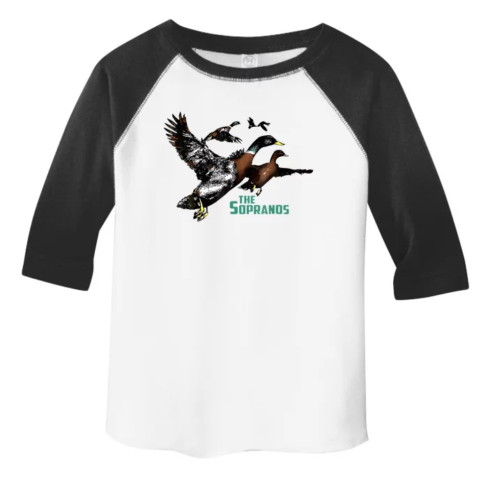 Ducks The Sopranos Do You Feel Depressed The Duck Left I Toddler Fine Jersey T-Shirt