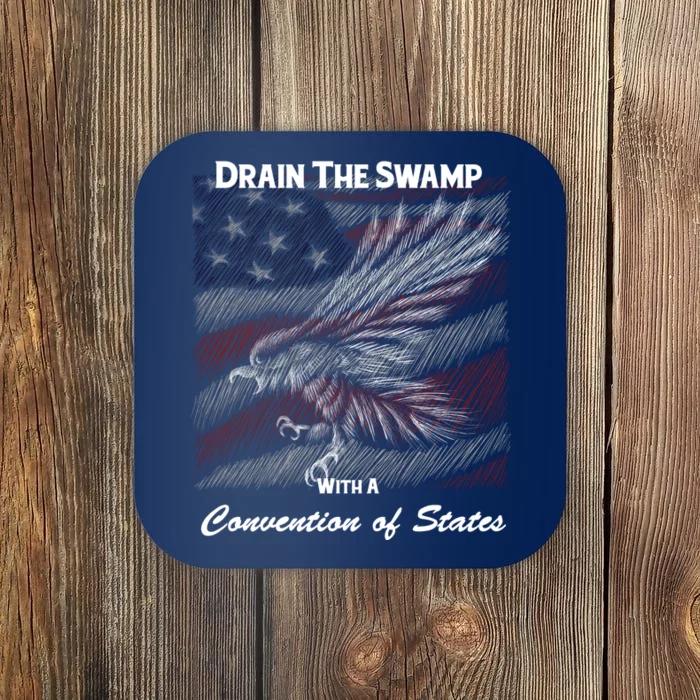 Drain The Swamp With A Convention Of States Coaster