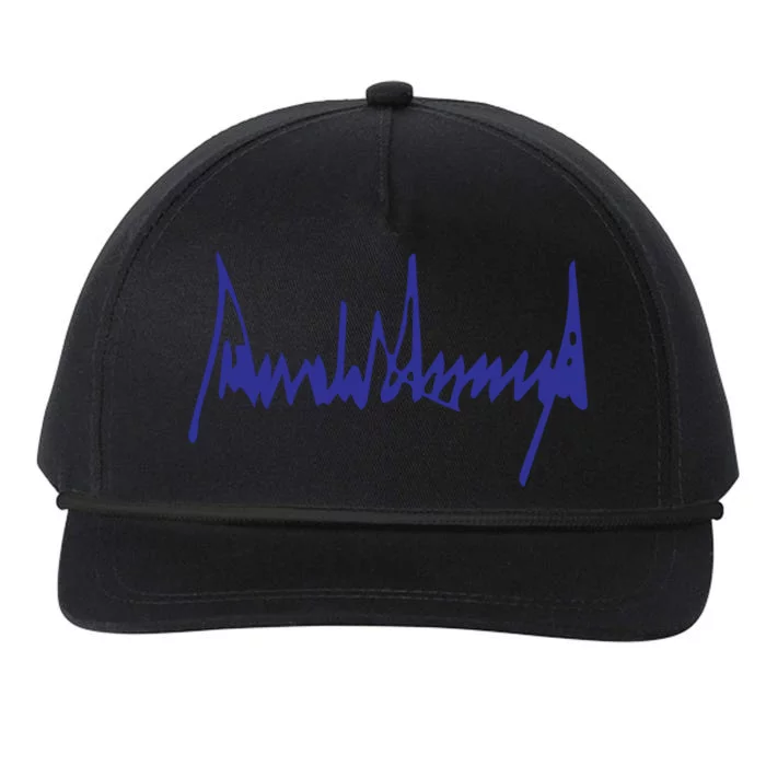 Donald Trump Signature Snapback Five-Panel Rope Hat