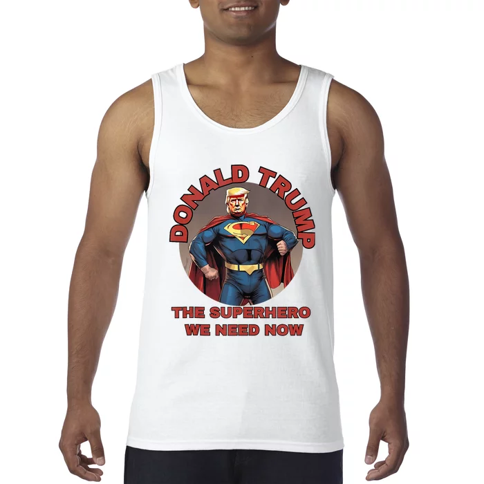 Donald Trump Superhero Tank Top