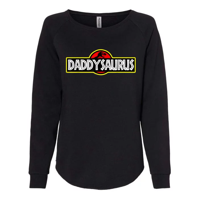 Daddysaurus T shirt, Daddysaurus Rex Tshirt Fathers Day Womens California Wash Sweatshirt