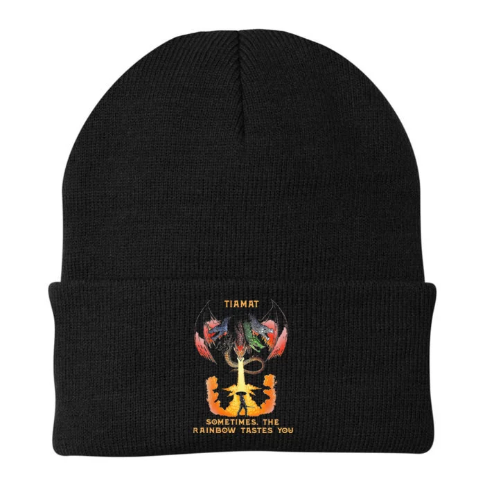 Dragon Tiamat Sometimes The Rainbow Tastes You Knit Cap Winter Beanie