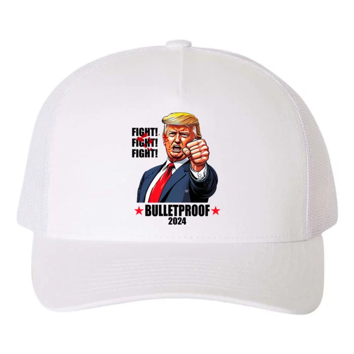 Donald Trump Shot Bulletproof Fight 2024 Election Yupoong Adult 5-Panel Trucker Hat