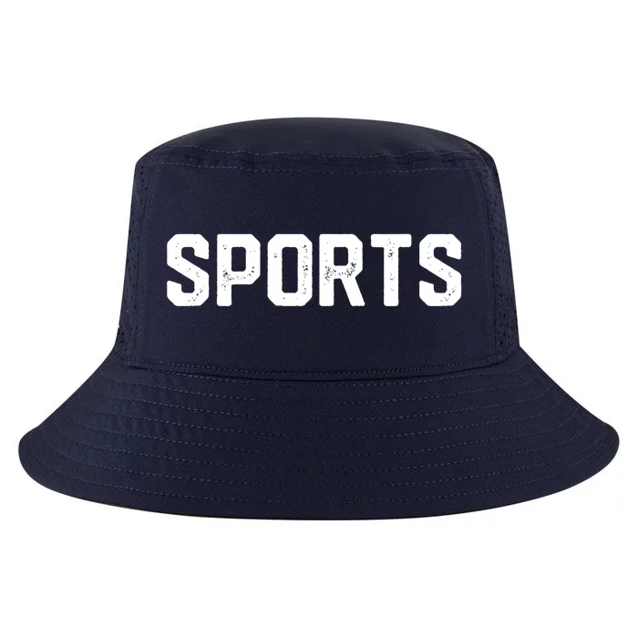 Design That Says Sports For Fans Gift Cool Comfort Performance Bucket Hat