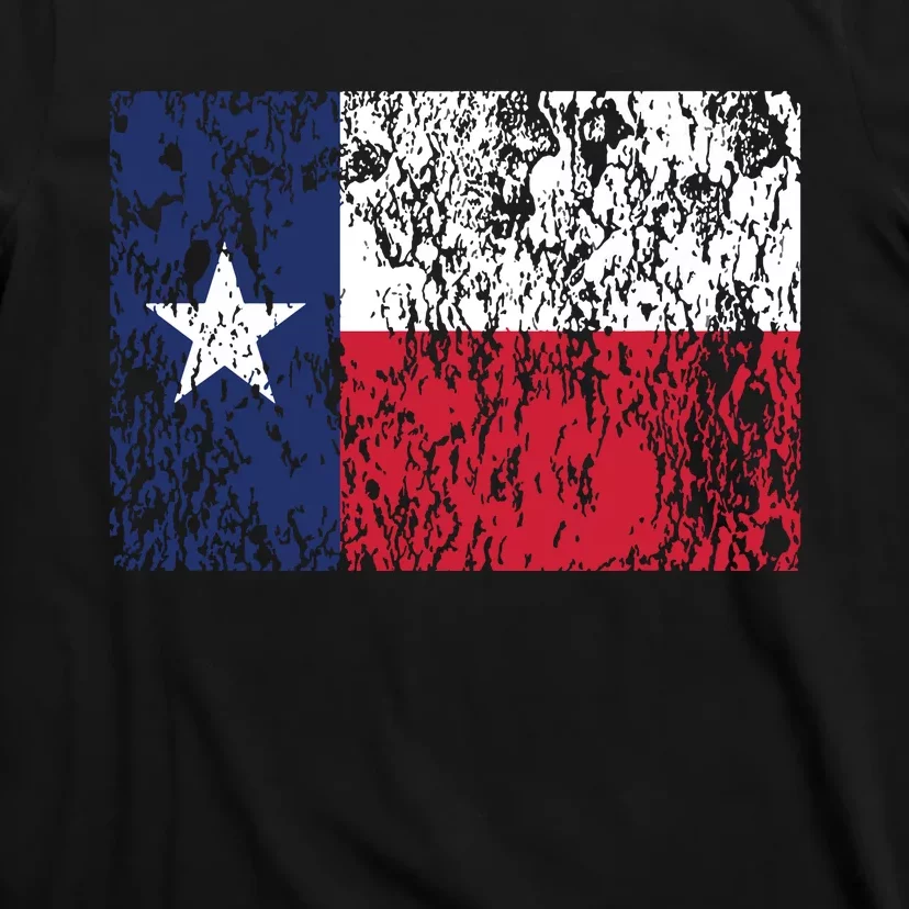 Distressed Texas State Flag Houston Austin Tx El Paso T-Shirt