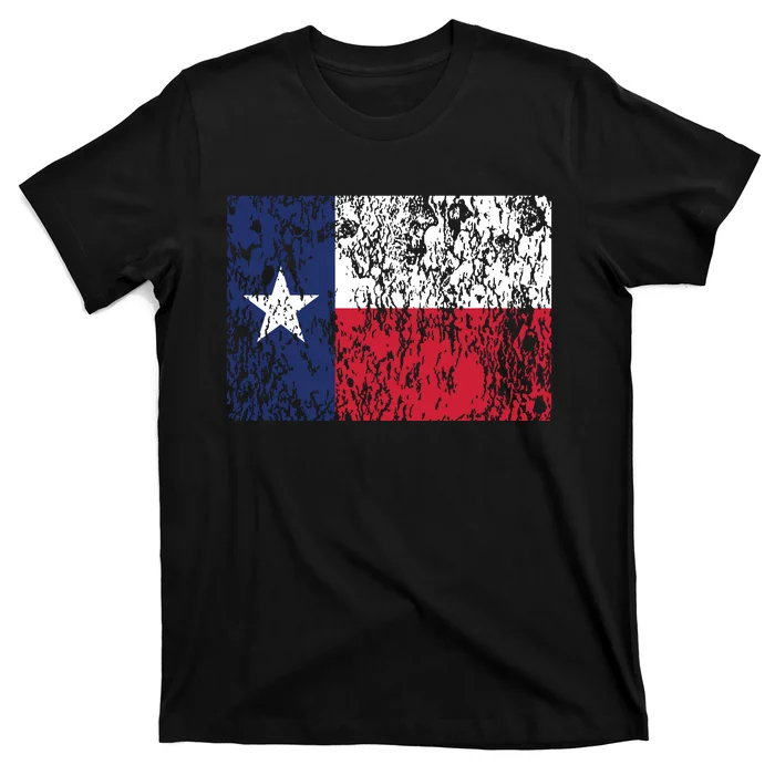 Distressed Texas State Flag Houston Austin Tx El Paso T-Shirt