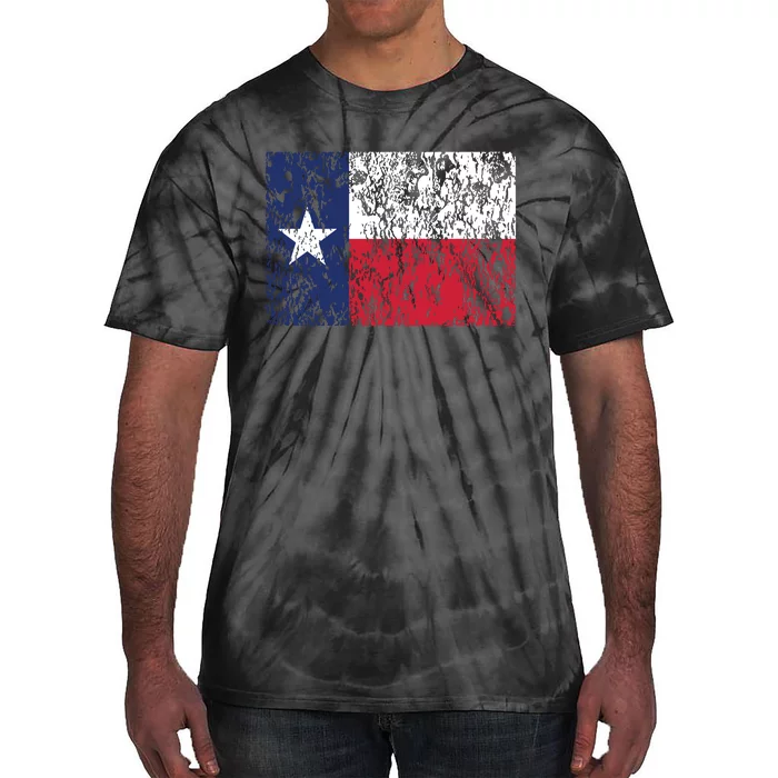 Distressed Texas State Flag Houston Austin Tx El Paso Tie-Dye T-Shirt